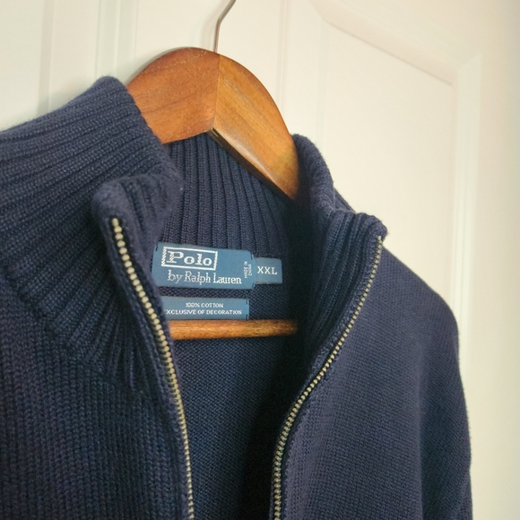Polo Ralph Lauren Quarter-Zip Sweater Sz XXL - Picture 4 of 5